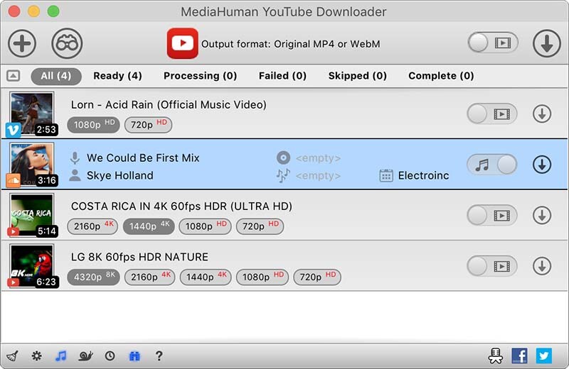 extract audio from youtuibe for mac